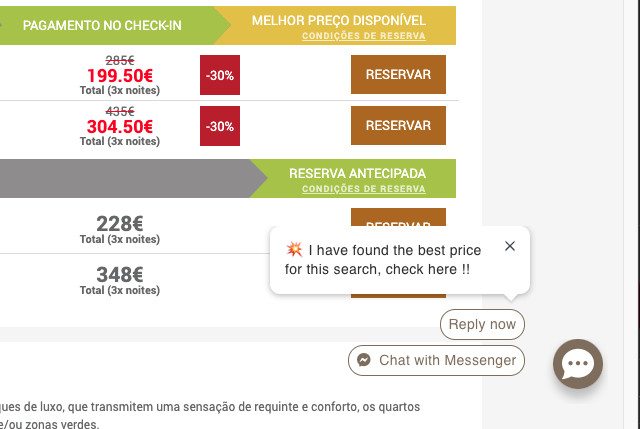 Display hotel rate comparison hijiffy adds rate comparison feature to the chatbot