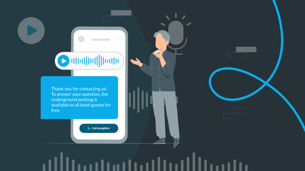 Voicebots and interactive conversational voice response systemss cover seis tendências na comunicações com os hóspedes que os hoteleiros devem considerar em 2023
