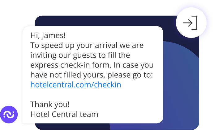 Digital check in home