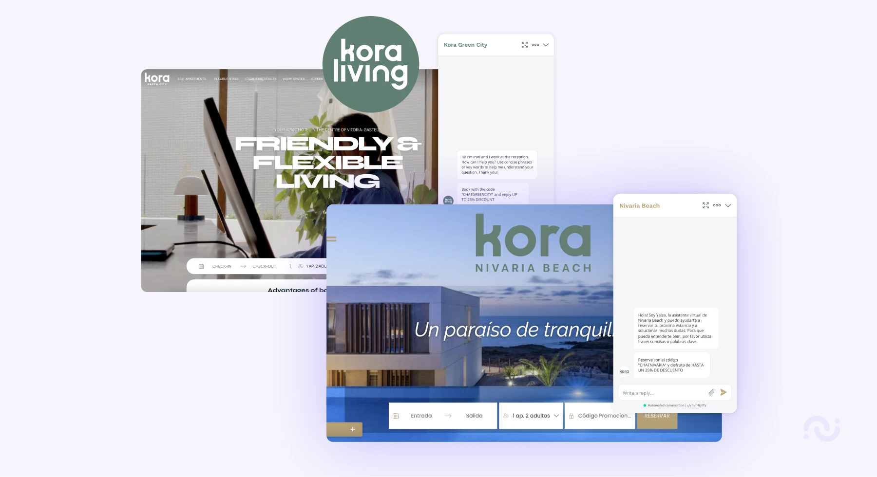 Hijiffy kora living 3 success story: kora living de