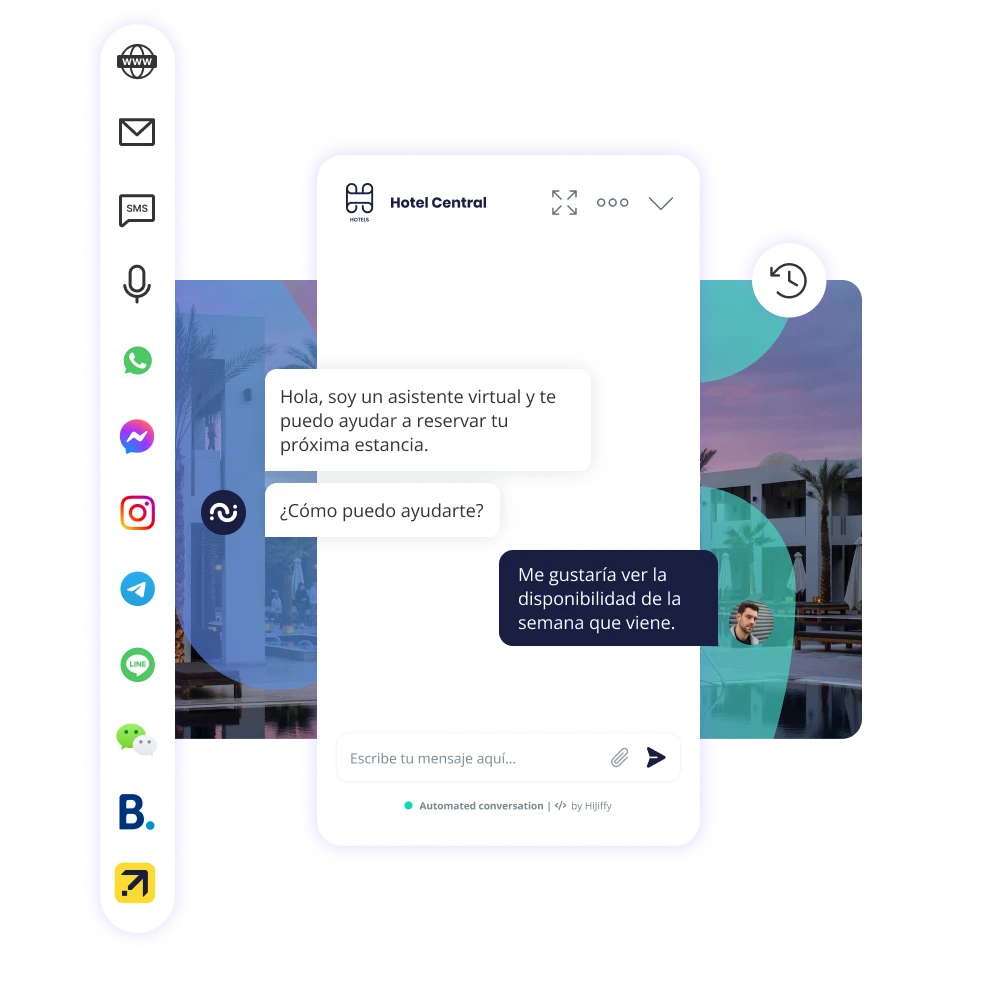Booking assistant es hotel chatbot es