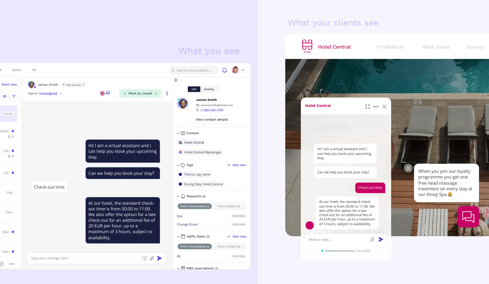 Webchat campaigns consolewebsite view new homepage [en]