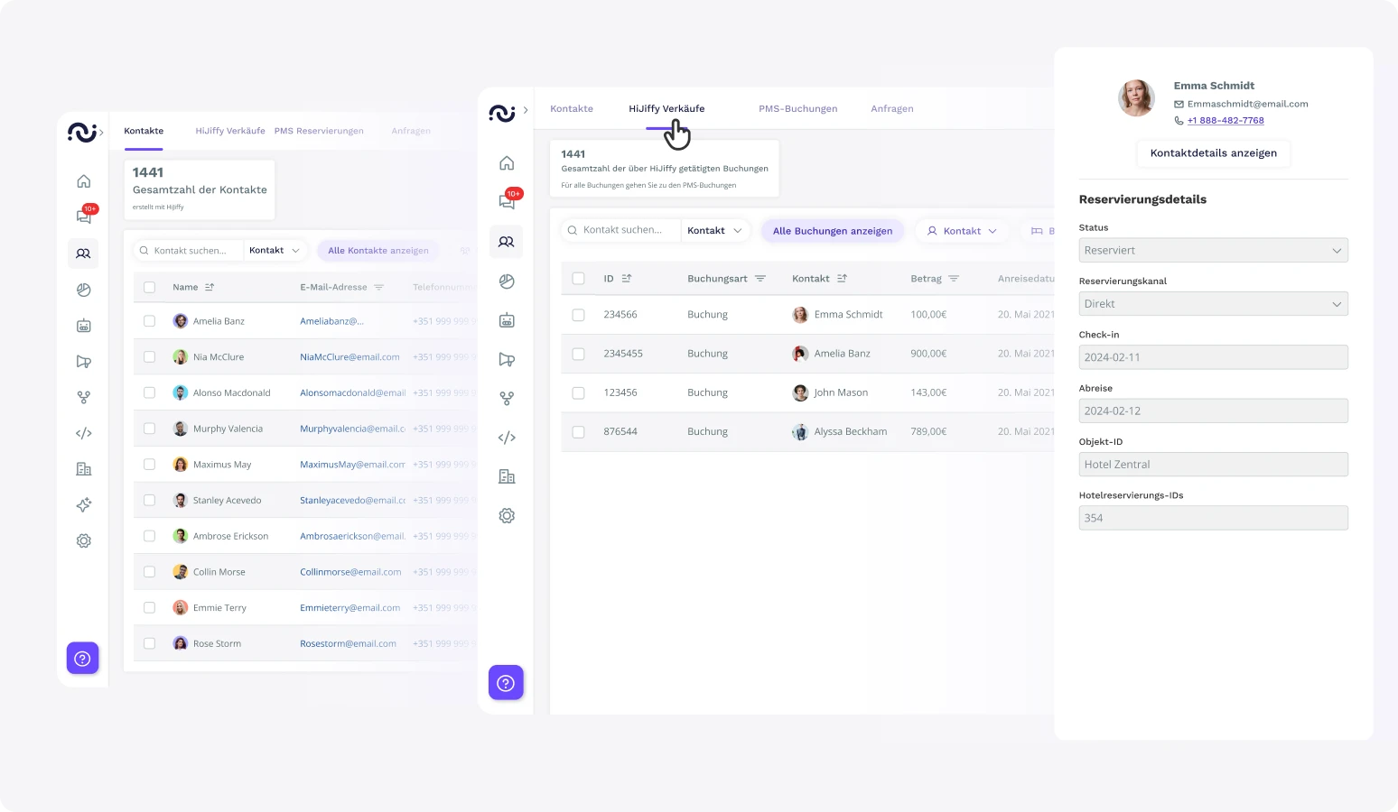 Contacts tickets de new homepage [de]