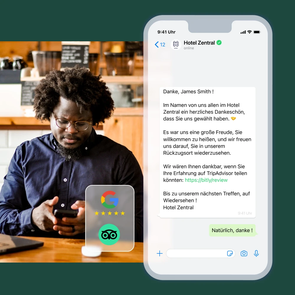 Departure guest reviews campaigns de new homepage [de]