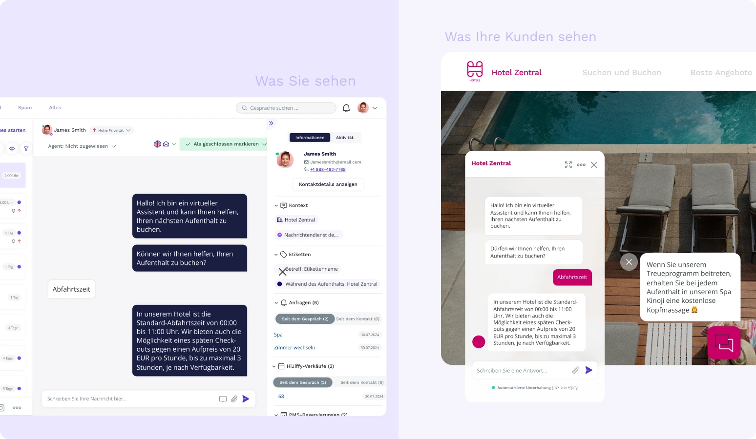 Webchat campaigns consolewebsite view de new homepage [de]