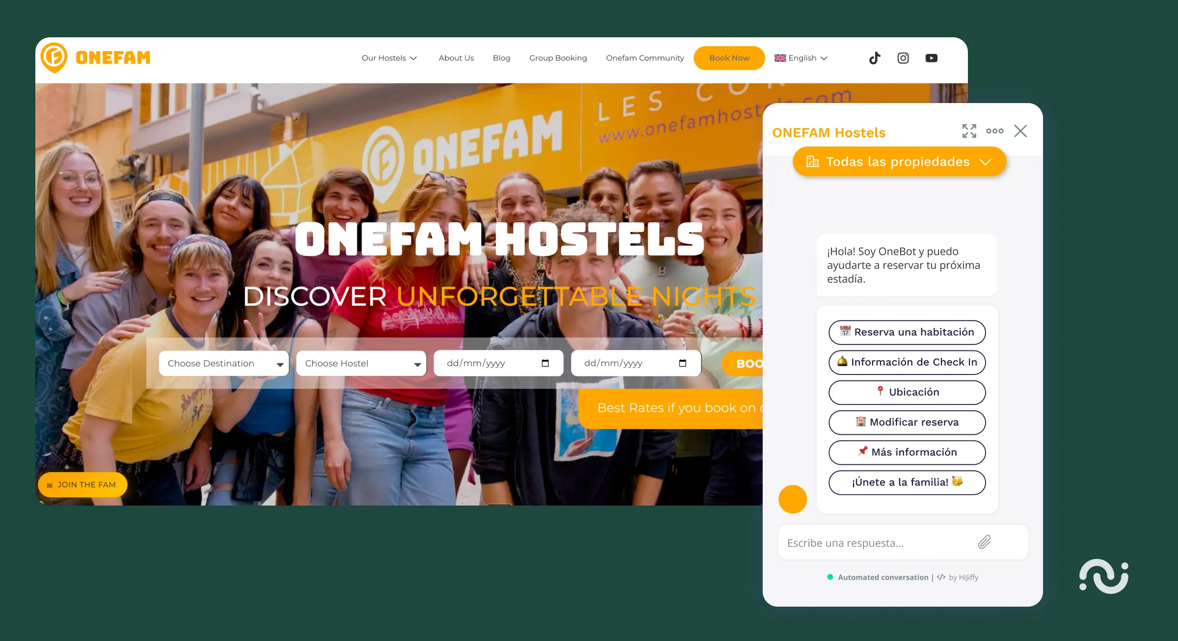 Onefam hostel case study 1 es success story: onefam hostels - es