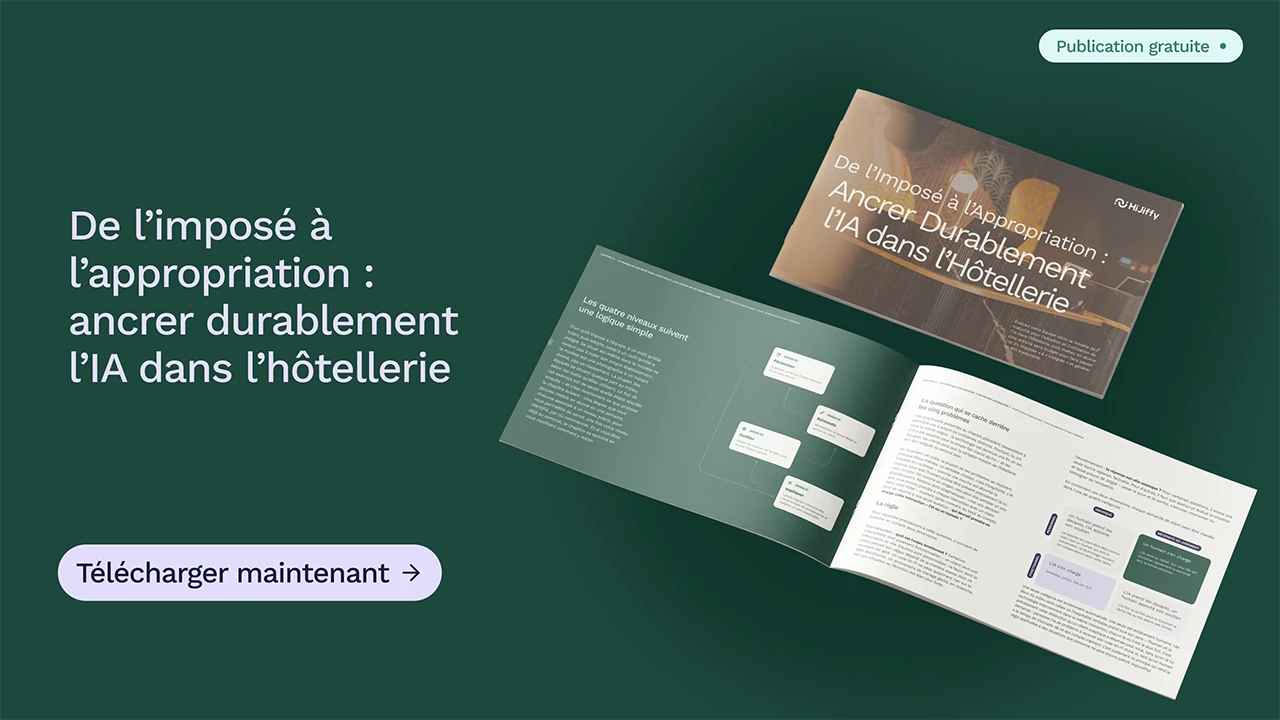 Les hôtels n'ont pas de problème d'IA. Ils ont un problème d'adoption.