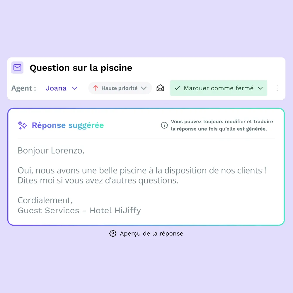 Email copilot demande client