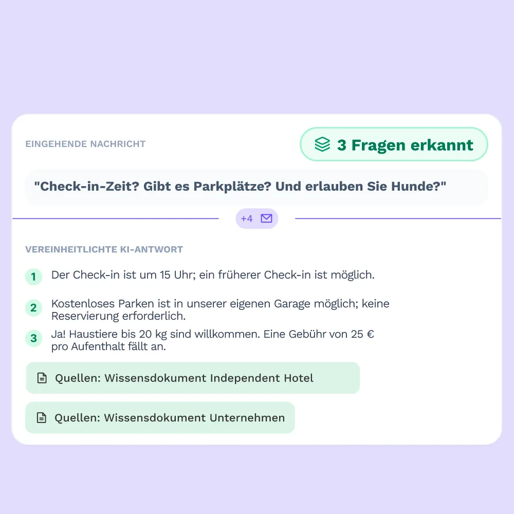 E-mail copilot antworten auf verschiedene fragen